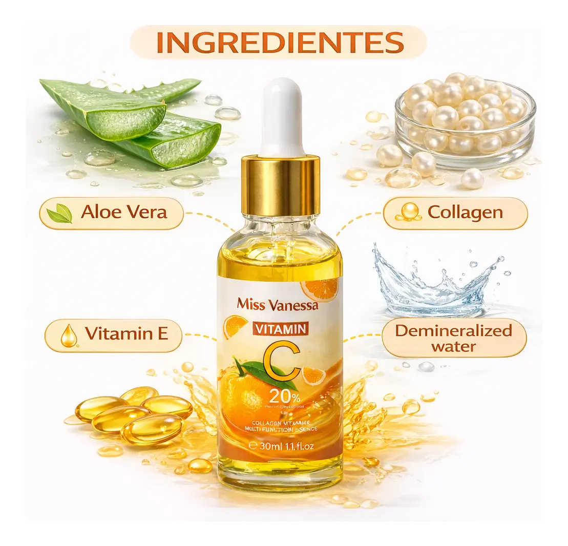 Miniatura 2 de Serum facial Vitamina C Miss Vanessa 30ml